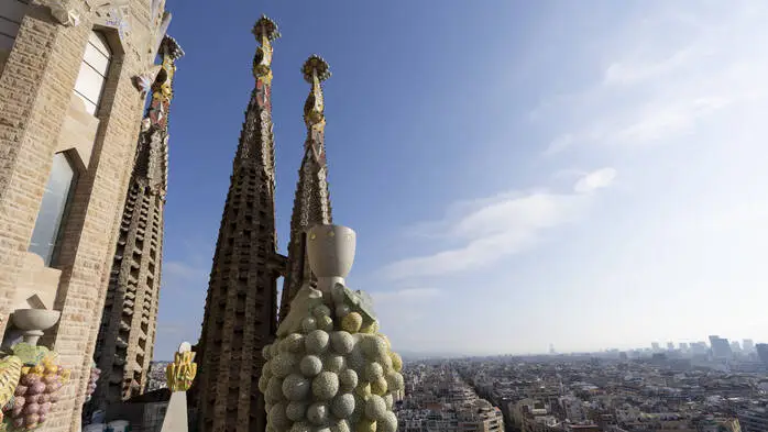Die Sagrada Família, die berühmte unvollendete Kirche von Barcelona
