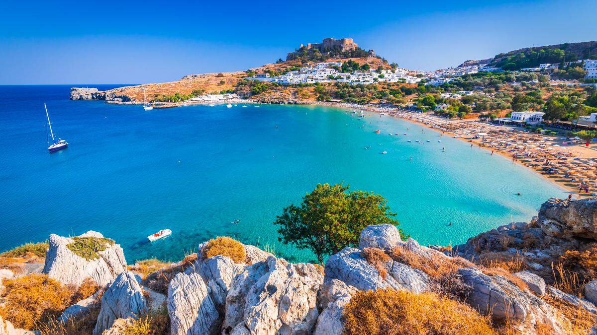 Die griechische Insel Rhodos wurde 2023 von schweren Waldbränden getroffen