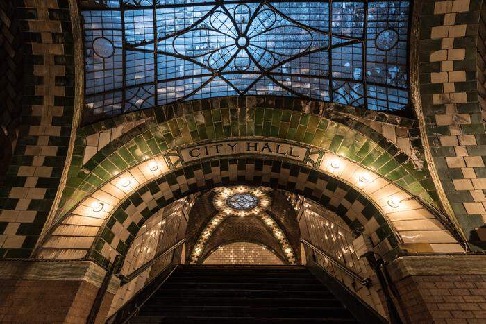 Die seit 1945 stillgelegte Station City Hall in New York