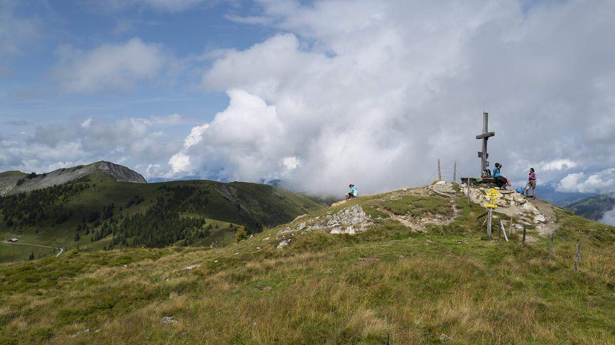 360-Grad-Panoramablick vom Penkkopf in den Radstädter Tauern