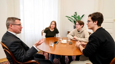 Weihbischof Johannes Freitag, Almut, Wieland und Jonas