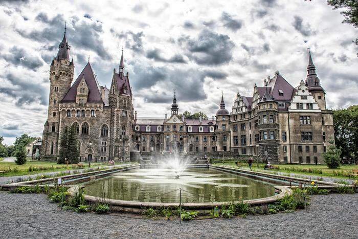 Schloss Moschen scheint einem Märchen entsprungen