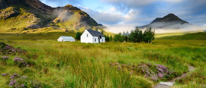 Glencoe in den schottischen Highlands. Mancher fühlt sich hier an Osttirol erinnert