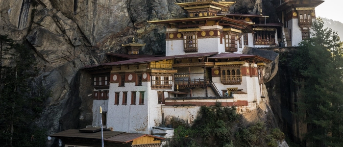 Tigernest: Das berühmte buddhistische Kloster befindet sich auf etwa 3120 Metern Höhe