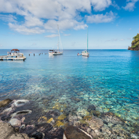 In der Wallilabou Bay auf St. Vincent wurde für „Fluch der Karibik“ gedreht