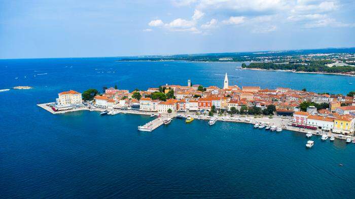 Poreč ist einer der beliebtesten Urlaubsorte der Halbinsel Istrien