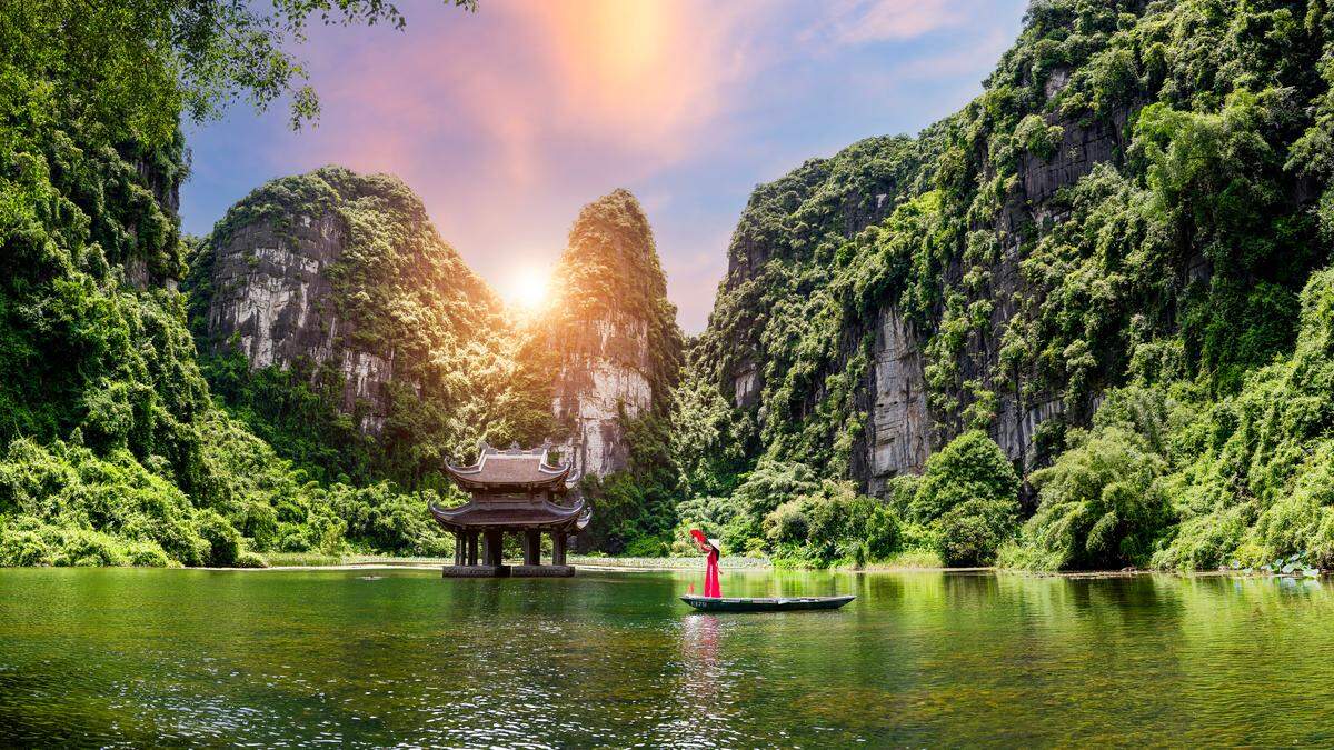 Die Trockene Halong-Bucht wurde vom Roten Fluss geschaffen