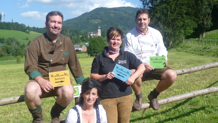 Der neue Sonnenweg-Vorstand: Gernot Grünbichler, Doris Gößlbauer, Regina Perner-Hölbling und Markus Ellmaier