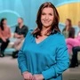 Barbara Karlich im Studio ihrer werktägigen ORF-Talkshow (Montag bis Freitag um 16 Uhr)