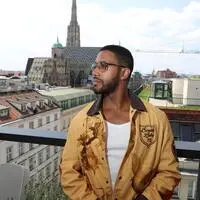 Cesár Sampson auf einem „Rooftop“; 2018 erreichte er für Österreich den dritten Platz