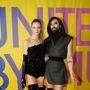 Österreichs heurige Vertreterin Kaleen und Jubilarin Conchita Wurst (Triumph vor zehn Jahren) trafen sich in Malmö