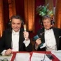Christoph Wagner-Trenkwitz und Karl Hohenlohe kommentierten das Geschehen wie gewohnt aus ihrem „Kammerl“