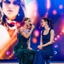 Moderatorin Michelle Hunziker mit ihrer Tochter Aurora Hunziker-Ramazzotti beim Duett „Liebe ohne Leiden“
