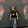 Der Grazer Streamer Jessirocks beim Path of Exile 2-Stand auf der Gamescom 2025 in Köln