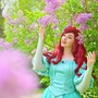 Anna als Ariel die Meerjungfrau