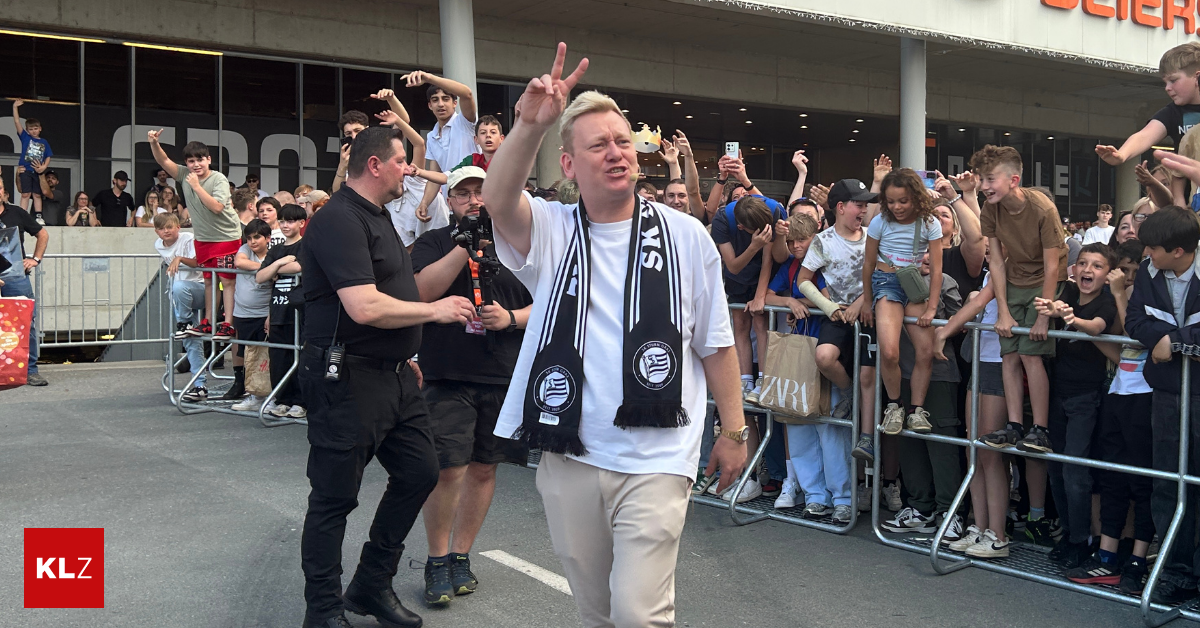 Influencer and TV star Knossi delights his fans in Graz