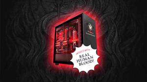 Blizzard verlost Gaming PC mit rot gefärbter Kühlflüssigkeit 