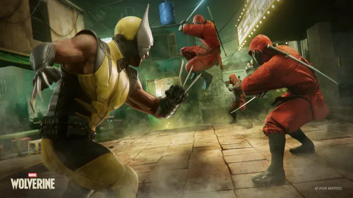 Wolverine trifft im Laufe der Geschichte auf die Ninjagruppe „Die Hand“