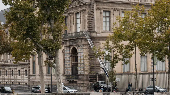 Mit diesem Lastenaufzug sind die Einbrecher geflohen 