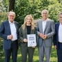 Beim BeeWild-Kongress in Wien: Othmar Karas, Katrin Hohensinner-Häupl, Gabriel Felbermayr, Manfred Hohensinner (v.l)