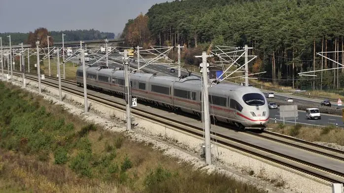 Der Zug fuhr von München über Ingolstadt nach Lübeck