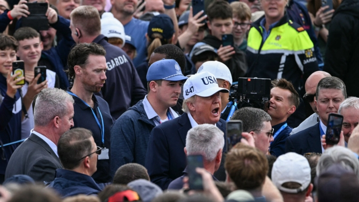 US-Präsident Donald Trump bei "Irish Open"-Golfturnier