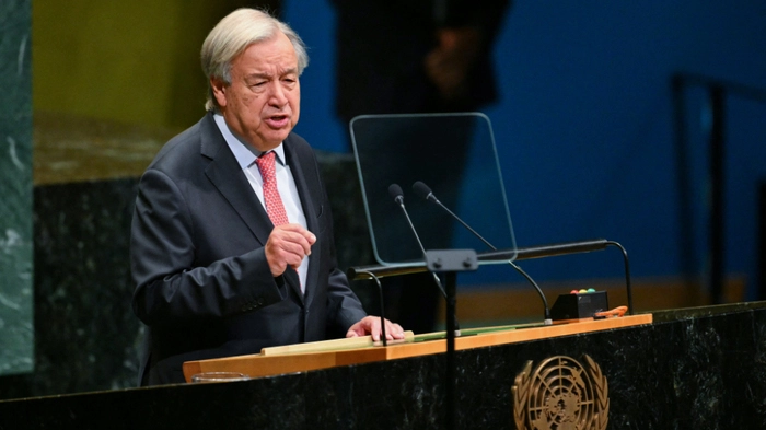Antonio Guterres bei seiner Abschiedsrede