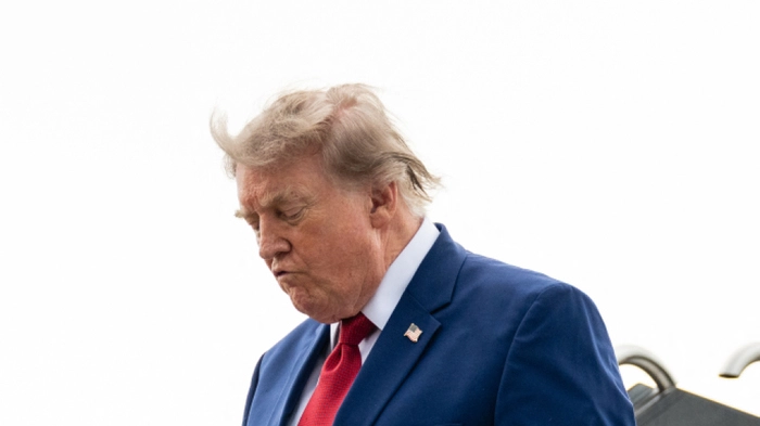 Trump wechselte heimlich das Flugzeug