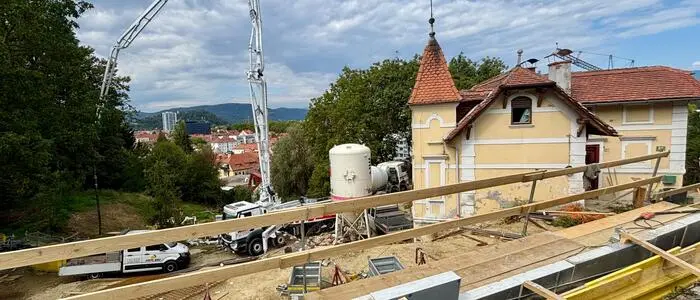 Die Villa Belvedere am Rilkeweg 22 soll den Bauarbeiten auf dem Ruckerlberg nicht zum Opfer fallen