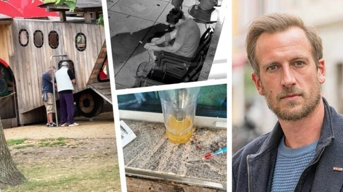 Der Lend-Alltag: Dealer, Junkies, blutige Spritze. Unternehmer und Politiker Bernhard Bauer appelliert an alle Kräfte, Politik und Polizei, in Graz-Lend endlich entschlossen zu handeln