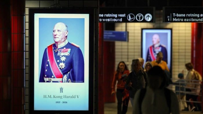 Der norwegische König Harald V. wird beigesetzt