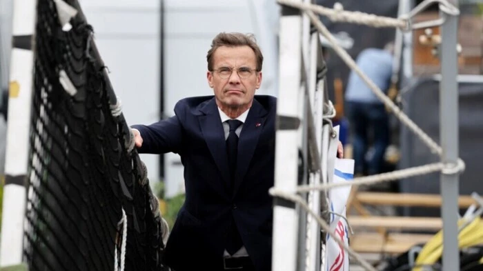 Ministerpräsident Ulf Kristersson liegt in den Umfragen hinten