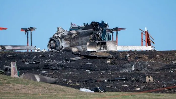 Der F-16-Kampfjet wurde völlig zerstört