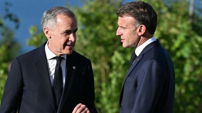 Kanadas Premier Carney und Frankreichs Präsident Macron (Archivbild)
