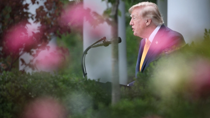 WASHINGTON, DC - AUGUST 24: U.S. President Donald Trump speaks during an event in the Rose Garden of the White House on August 24, 2026 in Washington, DC. The event focused on education and the Trump administration’s efforts on school choice, including a federal tax credit of up to $1,700 for contributions to nonprofits that award scholarships for education-related services. Win McNamee/Getty Images/AFP (Photo by WIN MCNAMEE / GETTY IMAGES NORTH AMERICA / Getty Images via AFP)