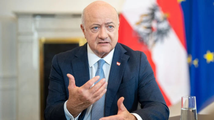Bundeskanzler Christian Stocker (ÖVP) am Mittwoch, 29. Juli 2026, im Rahmen eines Sommerinterviews mit der APA - Austria Presse Agentur in Wien.
