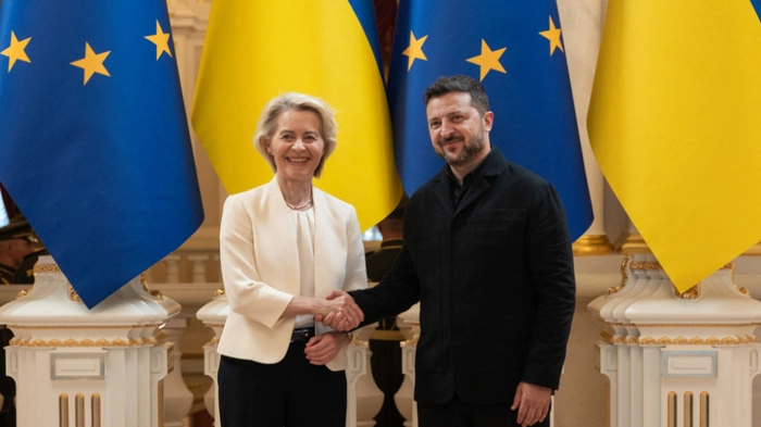 Von der Leyen sichert der Ukraine weitere Unterstützung zu (Archivbild)