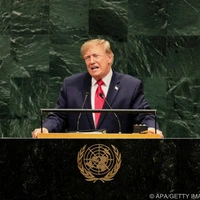 Trump bei seiner Rede vor der UNO-Vollversammlung