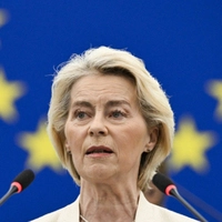 European Commission President Ursula von der Leyen delivers a speech during her annual State of the Union address at a plenary session of the European Parliament in Strasbourg, eastern France on September 16, 2026. EU chief Ursula von der Leyen said on September 16, 2026 the future of the 27-nation bloc depends on how it manages climate change and artificial intelligence, as she delivered a major speech in Strasbourg. (Photo by Jean-Christophe VERHAEGEN / AFP)