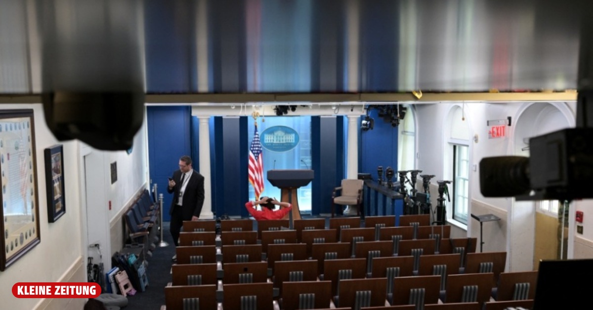 US-Präsident Trump will Pressesaal des Weißen Hauses zu Pool umbauen