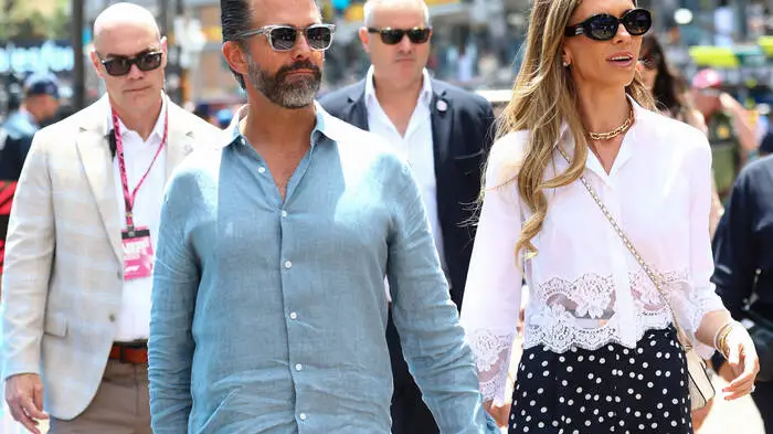 Donald Trump Jr und seine Frau Bettina Andersen kurz nach der Hochzeit in Monte Carlo