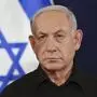 FILE - Israeli Prime Minister Benjamin Netanyahu attends a press conference in the Kirya military base in Tel Aviv, Israel on Oct. 28, 2023. Top Israeli officials are accused of seven war crimes and crimes against humanity by the ICC. (Abir Sultan/Pool Photo via AP, File)