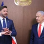 JD Vance bei seinem Zusammentreffen mit Premier Netanjahu in Israel