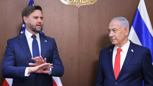JD Vance bei seinem Zusammentreffen mit Premier Netanjahu in Israel