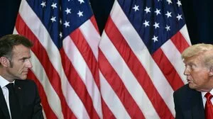 Macron gibt dem US-Präsidenten einen Korb. Trump droht dafür im Gegenzug mit massiven Zöllen auf französische Waren wie Champagner