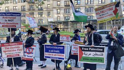 Satmar-angehörende Juden fordern die Souveränität Palästinas | Satmar-angehörende Juden fordern die Souveränität Palästinas