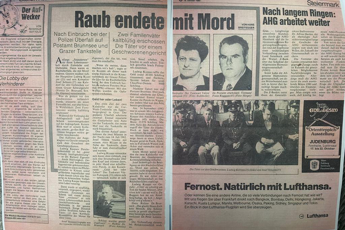 „Zwei Familienväter kaltblütig erschossen“: Die beiden Opfer waren Viktor P. (55) und Franz R. (45). | „Zwei Familienväter kaltblütig erschossen“: Die beiden Opfer waren Viktor P. (55) und Franz R. (45).