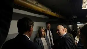 Odessa | Außenministerin Beate Meinl-Reisinger im Luftschutzkeller in Odessa