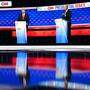 Donald Trump (l.) siegte gegen Joe Biden in einem TV-Duell voller Lügen und Beschuldigungen