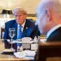Trump, Hegseth und Netanjahu